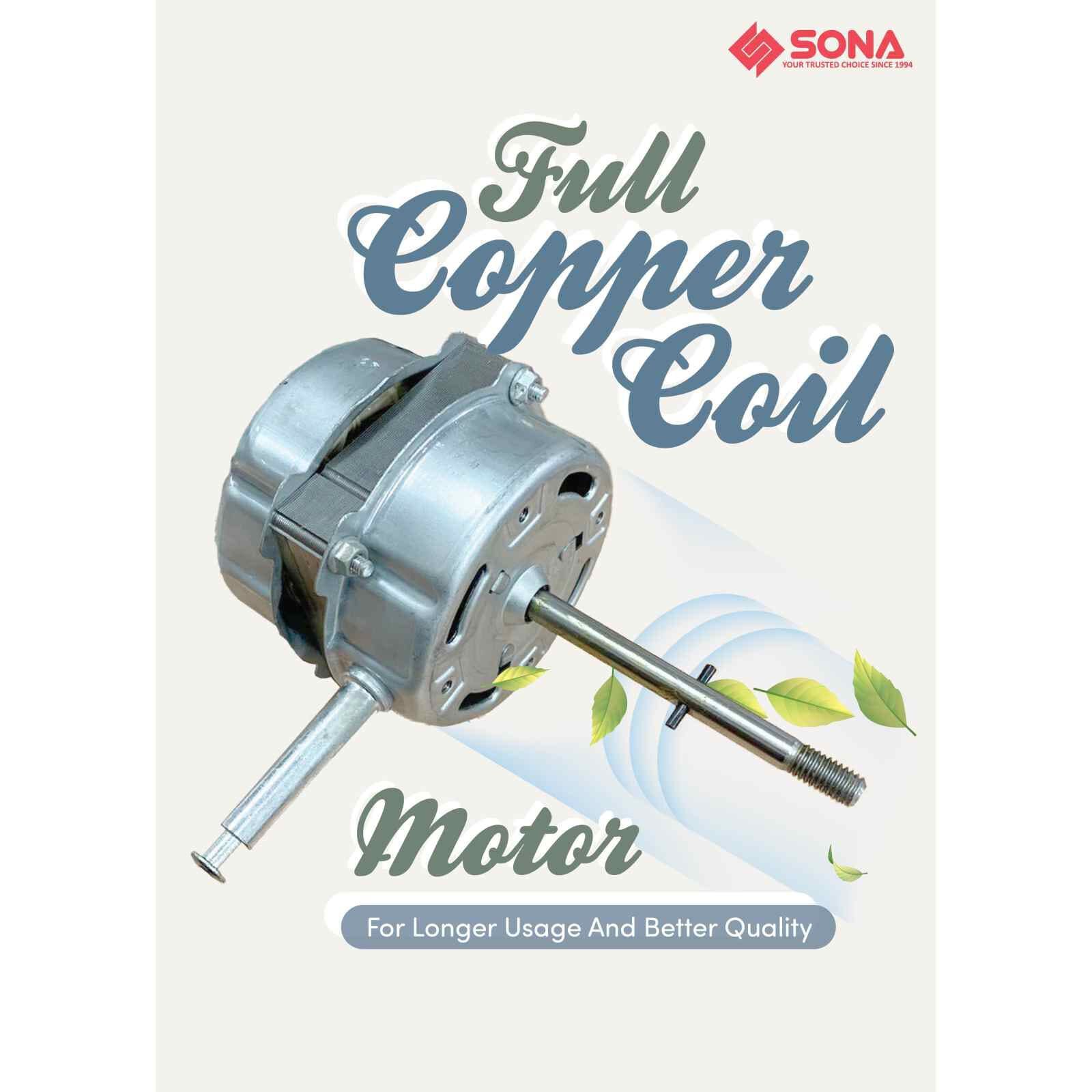SONA 18 In Wall Fan (black) SFW1572-image 4