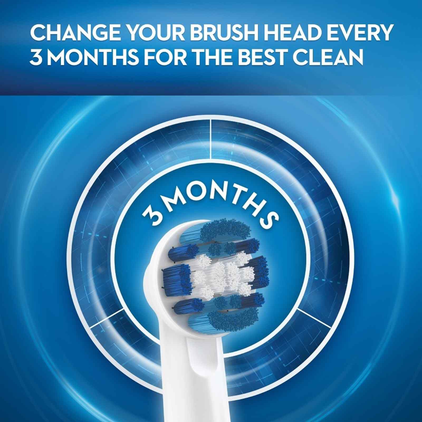 ORAL-B Precision Clean Replacement Electric Toothbrush Heads EB20-5-image 3