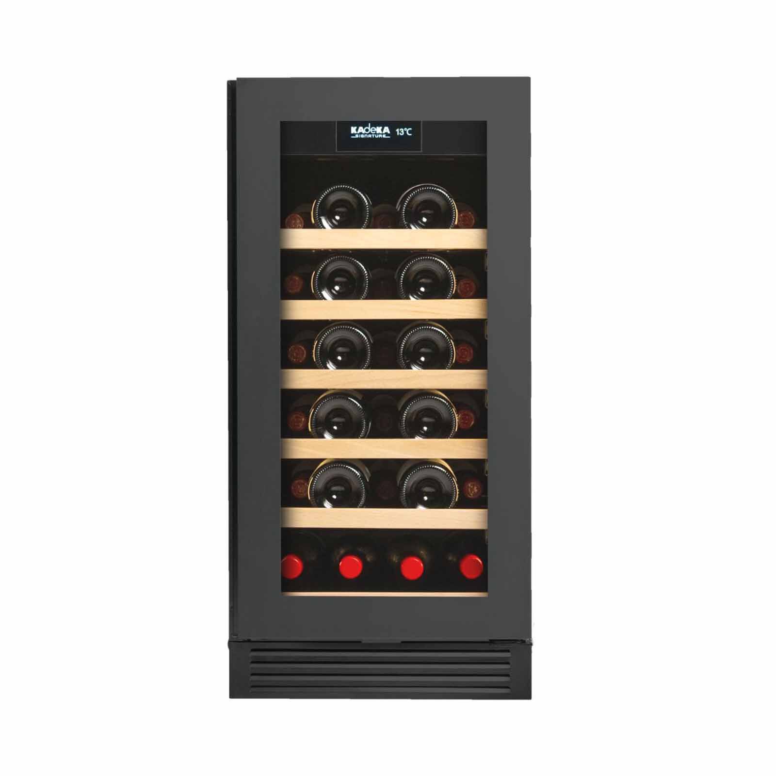 KADEKA Wine Chiller - Matt Black (29 Bottles) (right Opening) KSP29TR