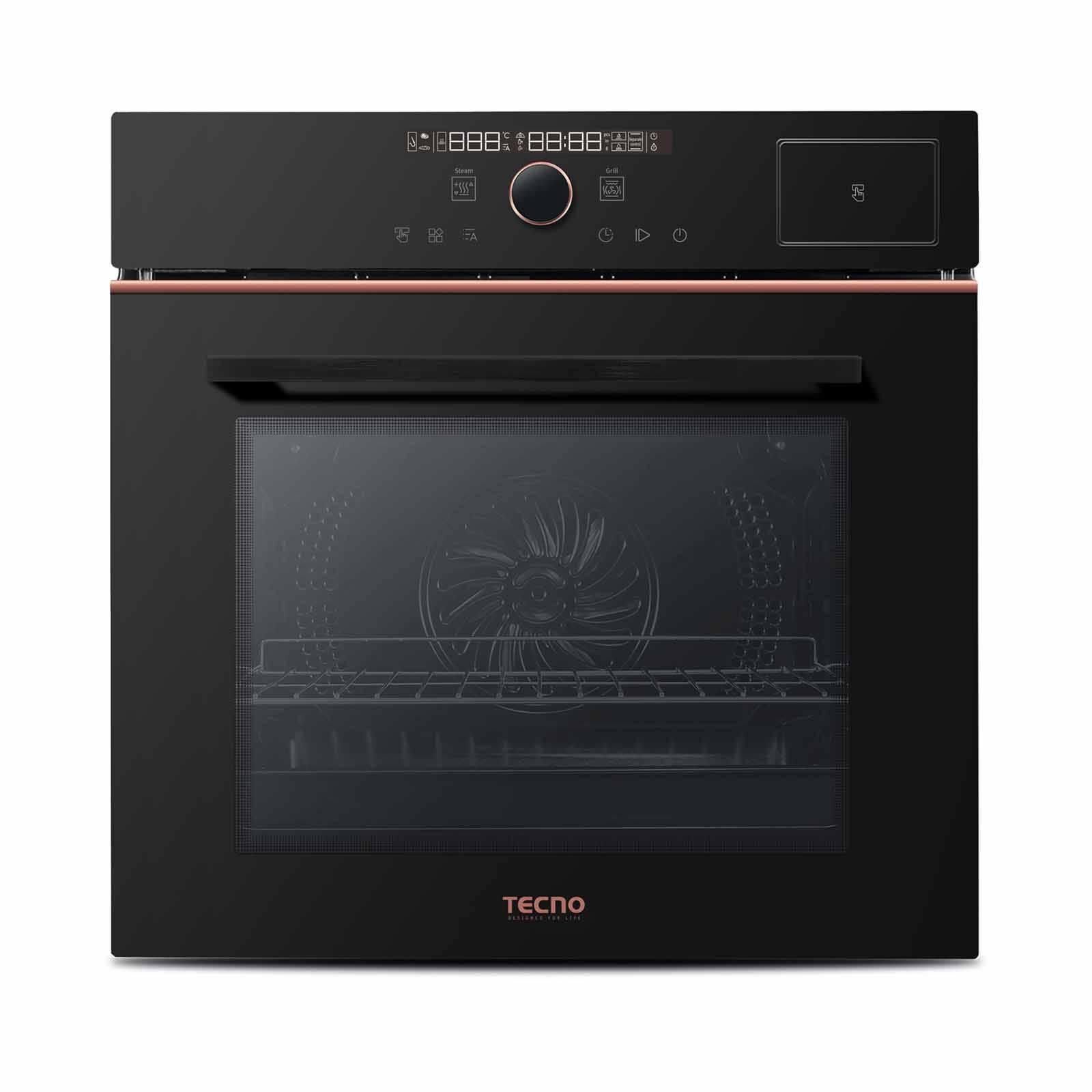 TECNO Built-in Steam Oven (70l) (exclude Installation) TBO650STM BK-RG-image 1