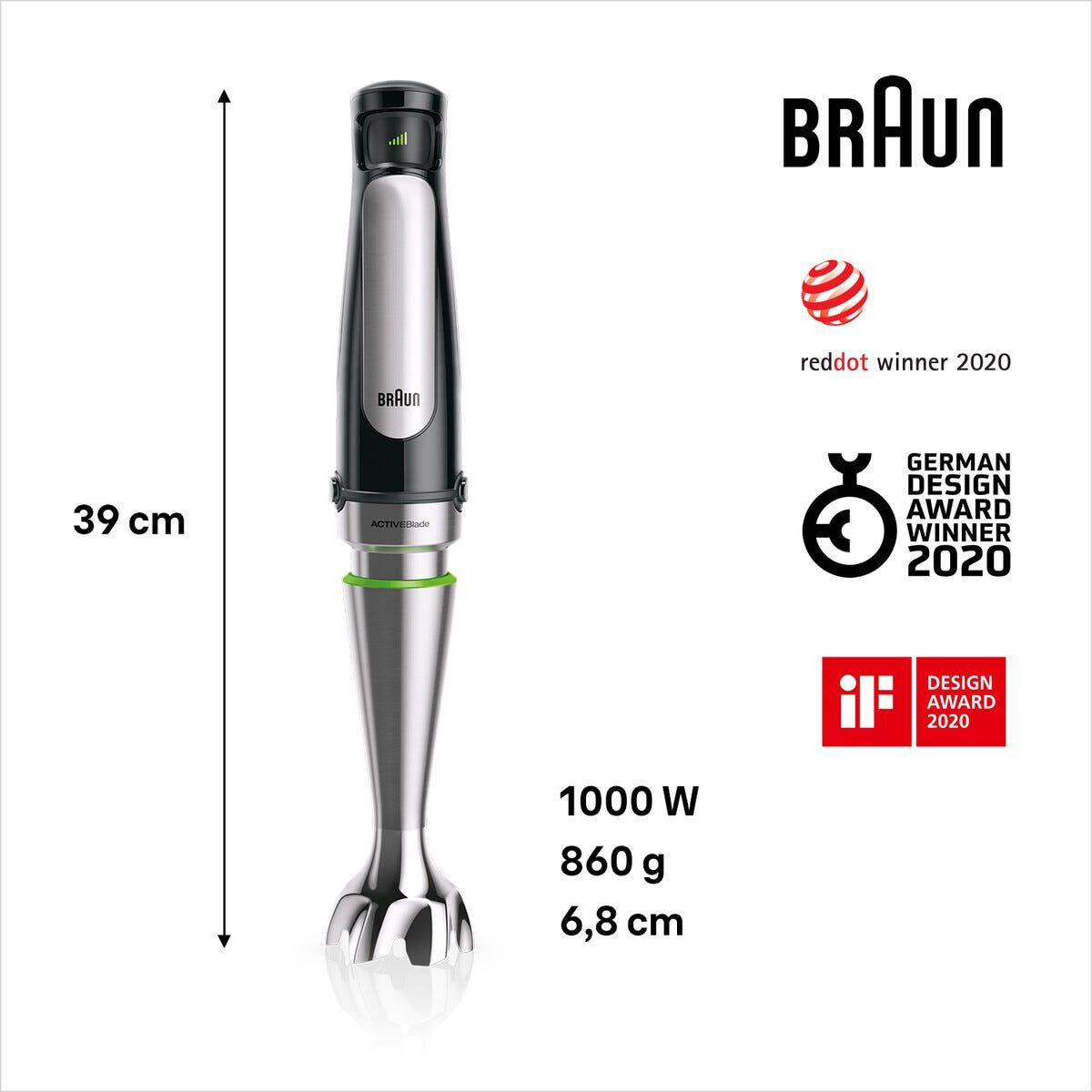 BRAUN Multiquick 7 Hand Blender (1000w) MQ7045X