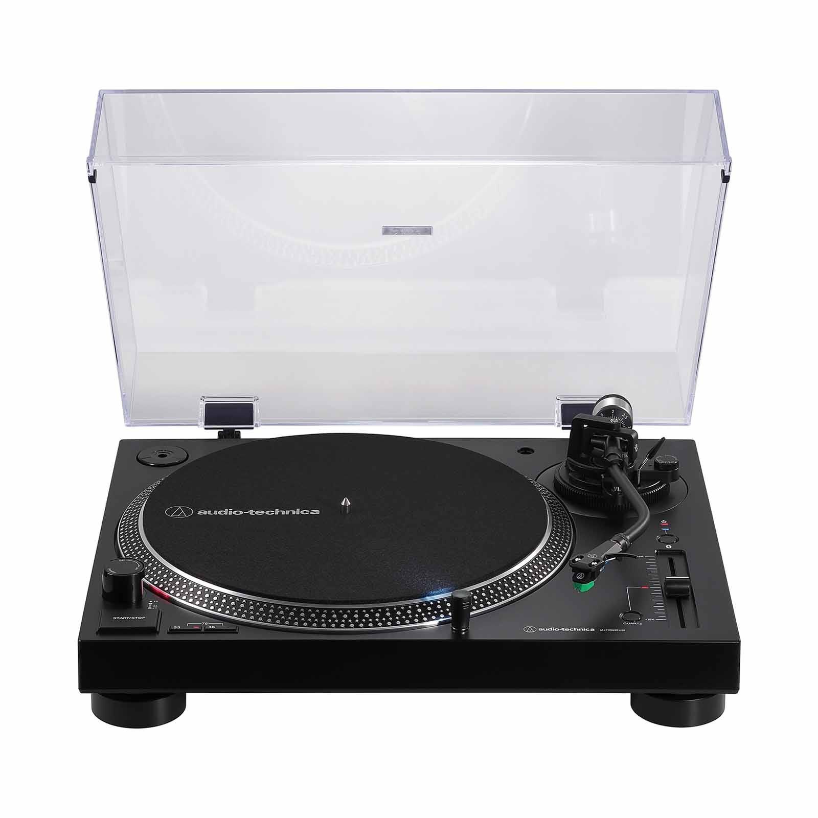 AUDIO TECH Direct-drive Turntable (analog, Wireless & Usb) AT-LP120XBT USB BK-image 1