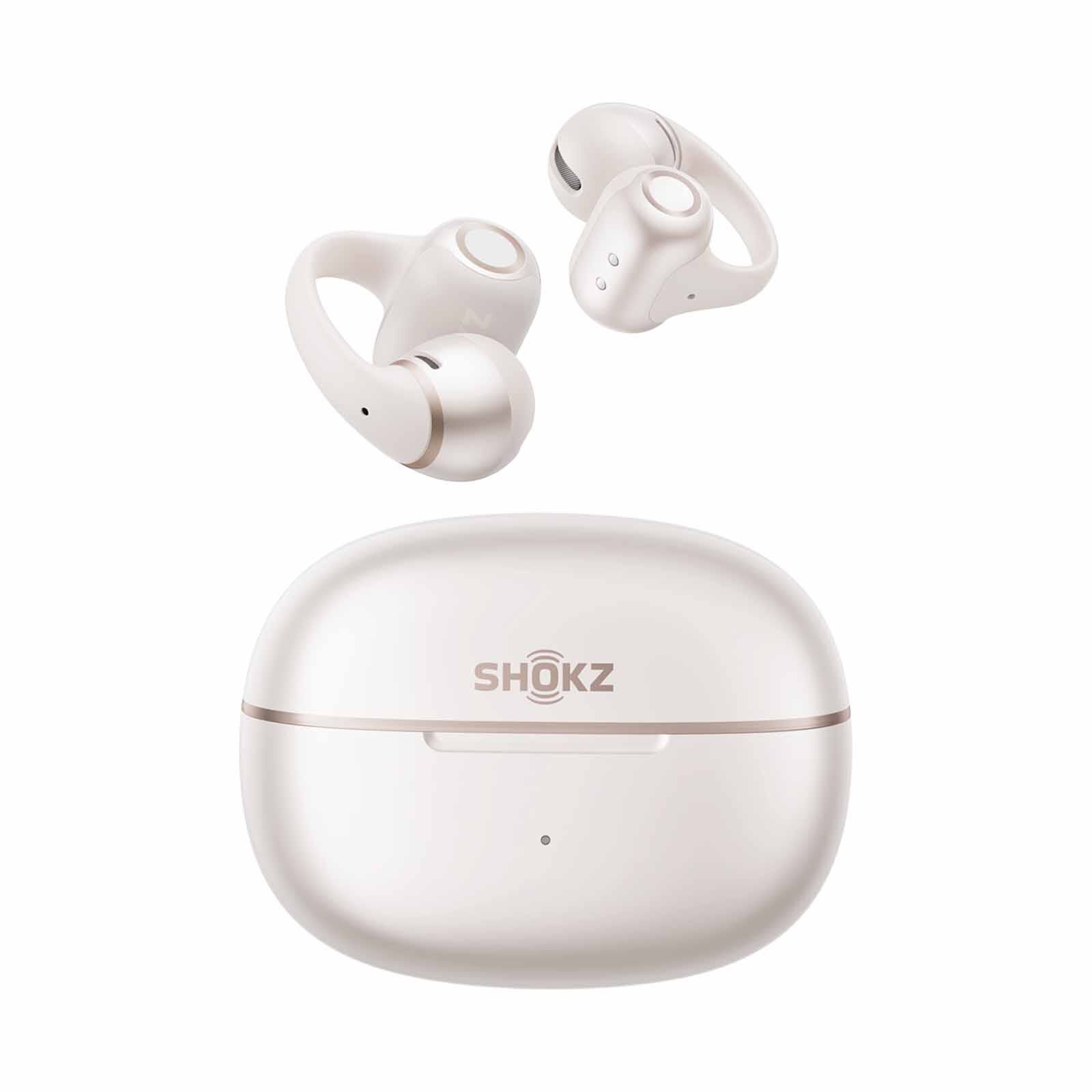 SHOKZ Opendots 2 Open-ear Clip-on Earbuds - White E320-ST-WT-image 1