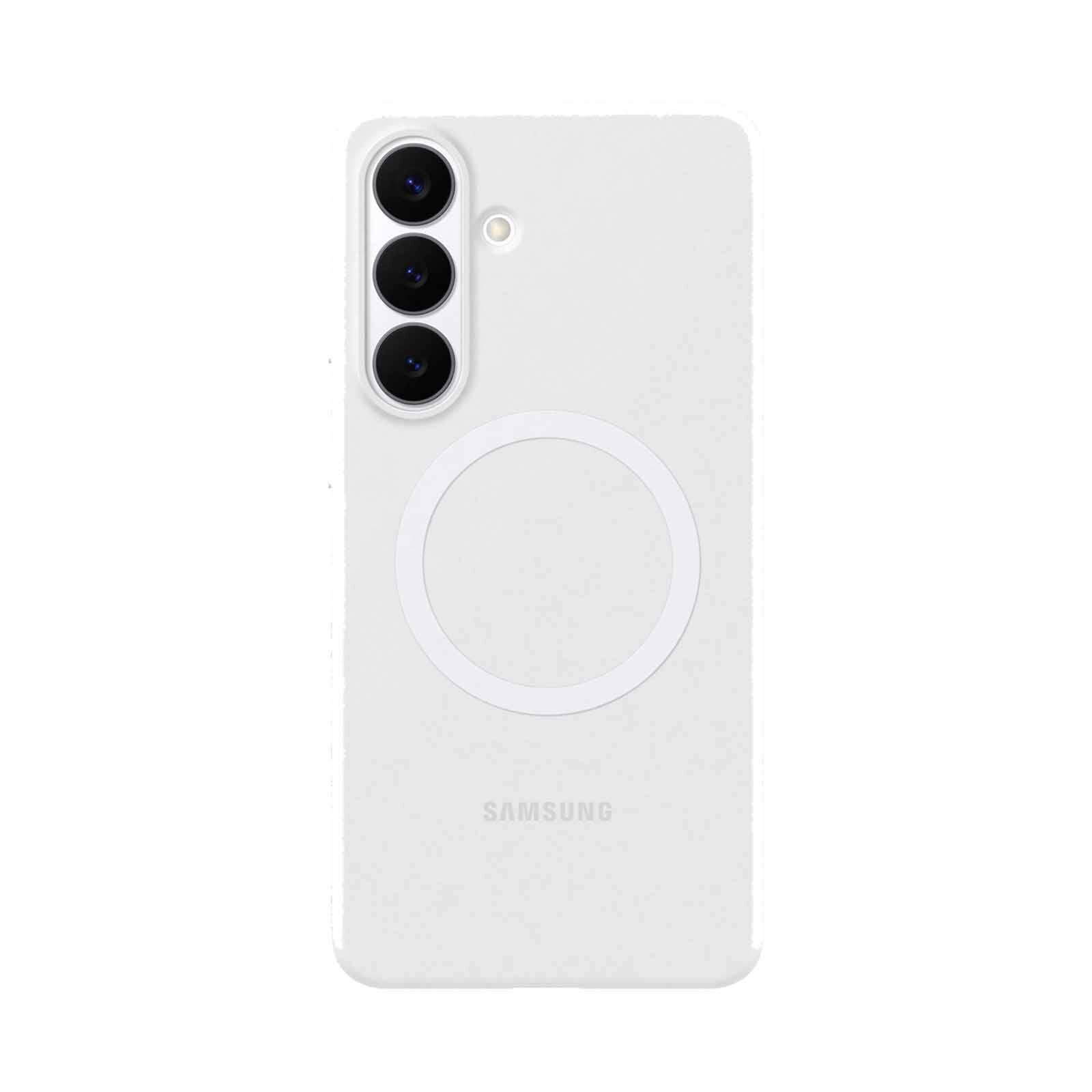 SAMSUNG Galaxy S26+ Silicone Magnet Case White EF-ES947CWEGWW-image 4