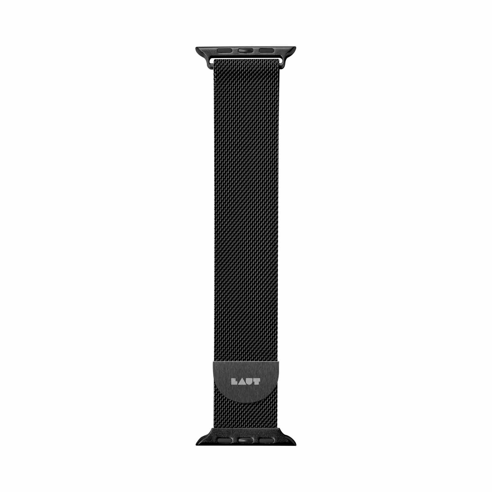 LAUT Apple Watch Band Steel Loop For (38/40/41mm) - Black (bands Only) LAUT_AWS_ST_BK