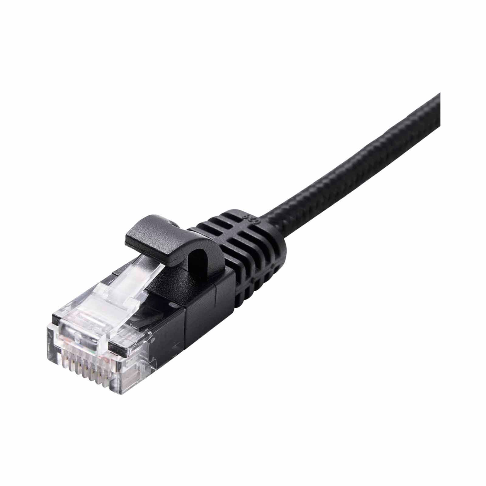 ELECOM Cat 6a Lan Cable Mesh 10m - Black LD-GPAM/BK100-image 4