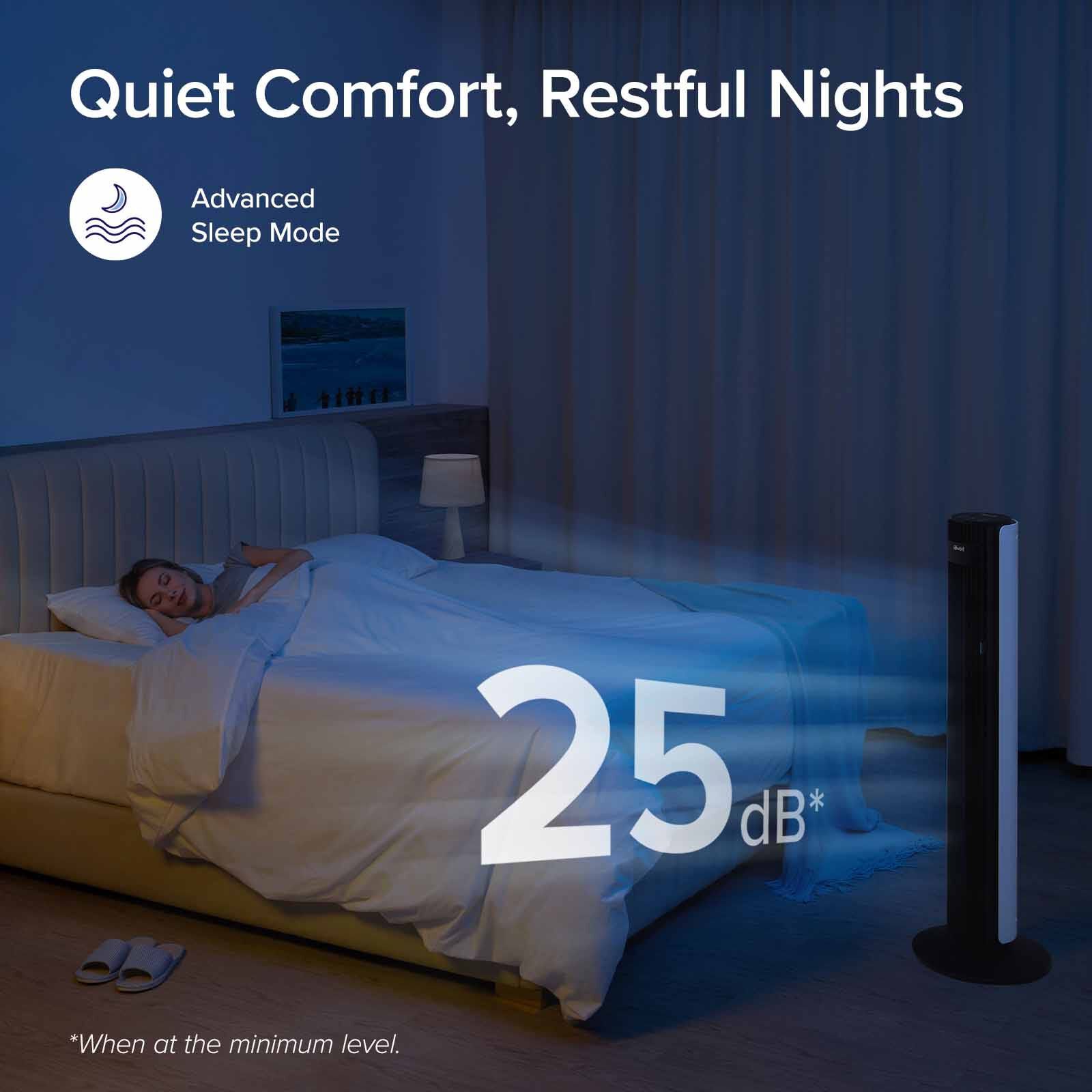 LEVOIT Smart Pro Tower Fan Ltf F422s-wae -white LV-F422SFAN-WH-UK-image 7