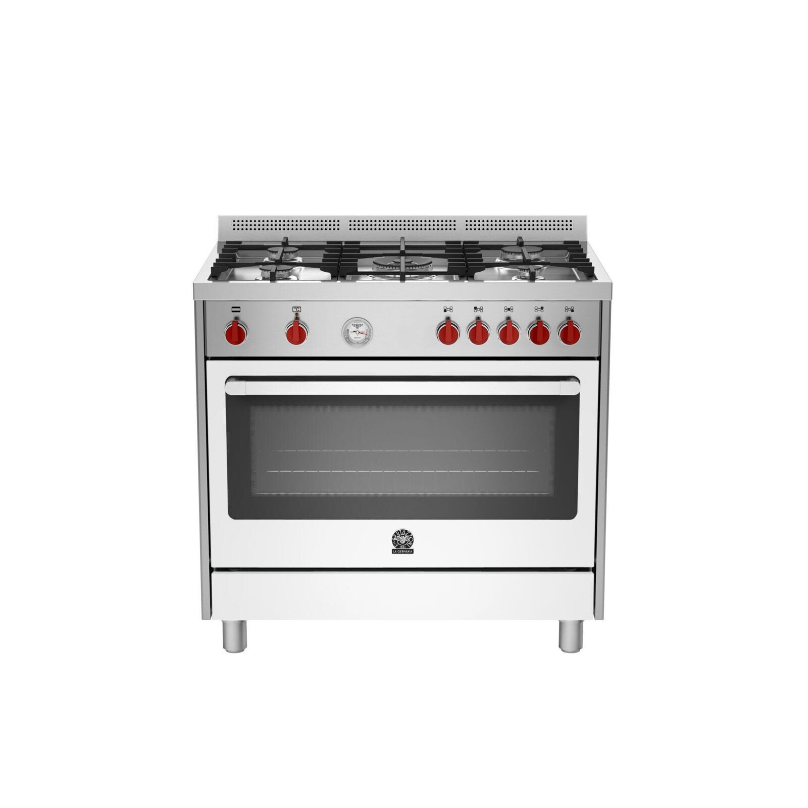 LA GERMANI 90cm Free Standing Cooker (white) -exclude Installation RIS95C61LBXW-image null