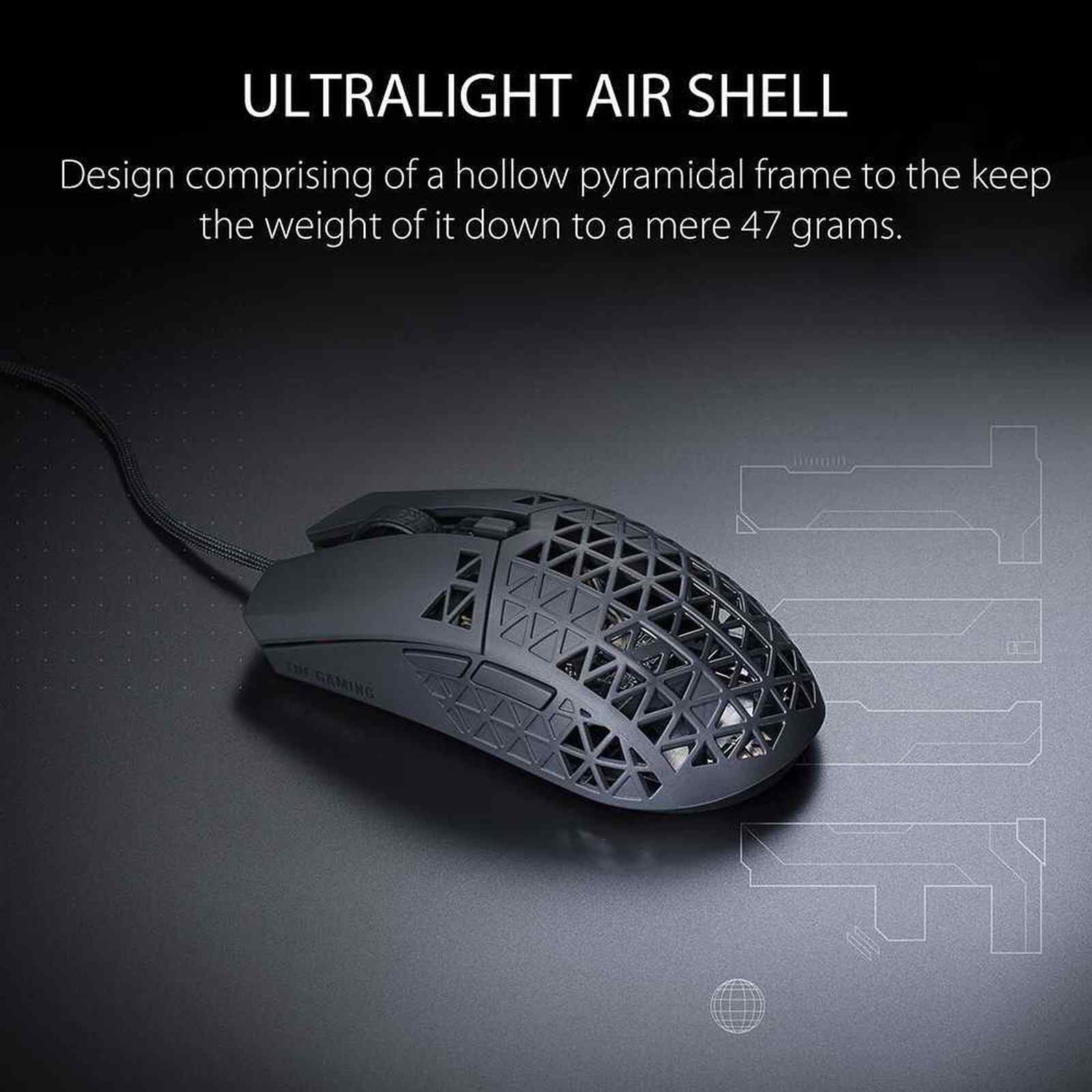 ASUS Gaming Mouse TUF GAMING M4 AIR-image 2