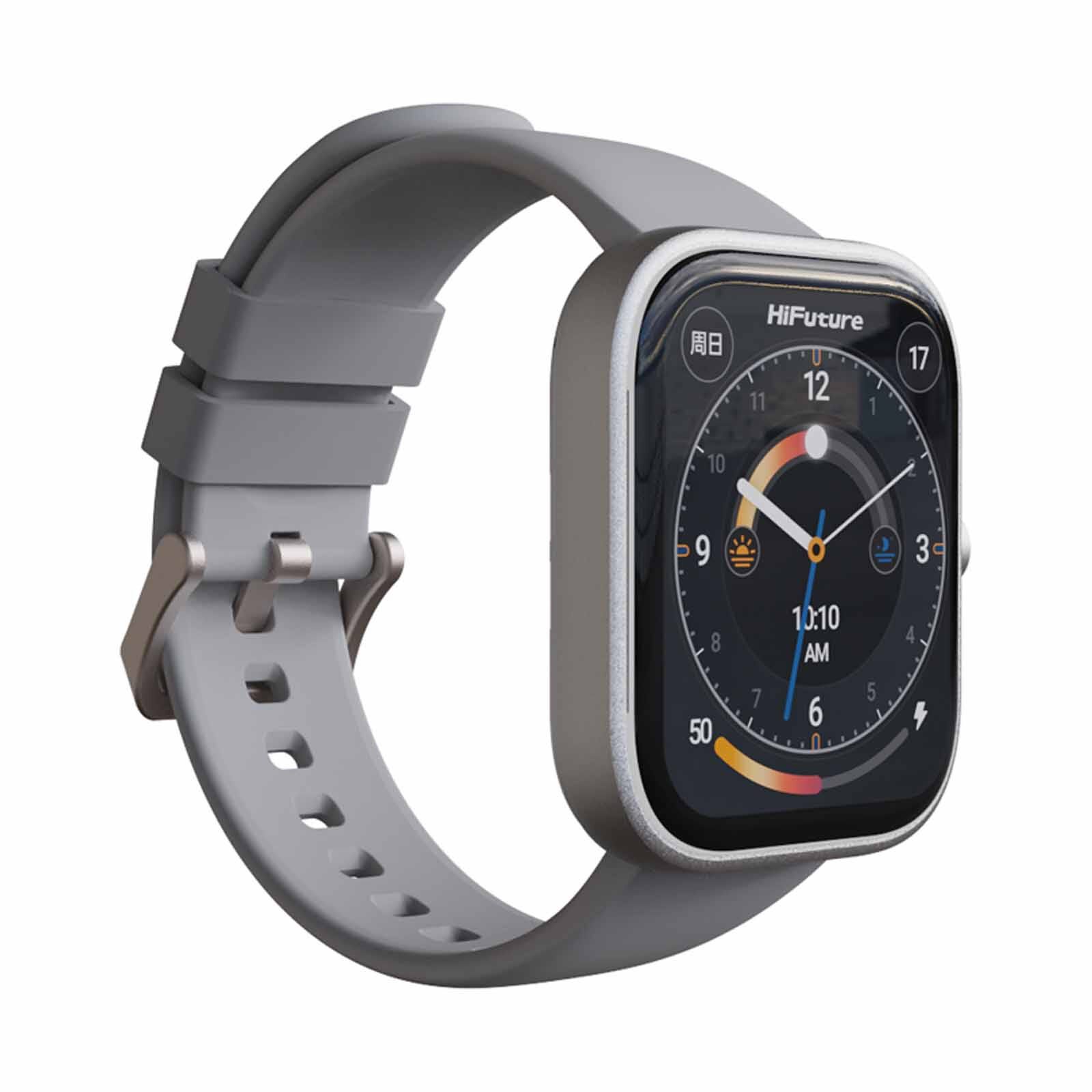 HIFUTURE Lume - Silver Green Smartwatch With Heart Rate Function HSSW13SG-image 4