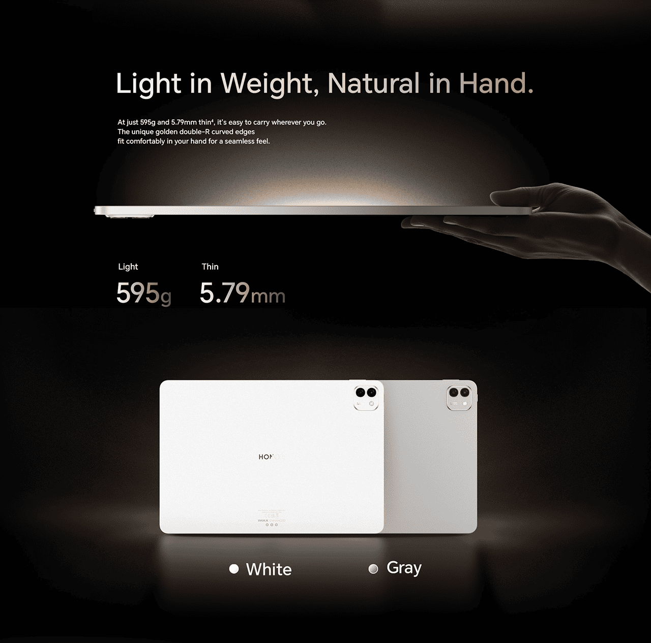 Light in Weight, Natural in Hand.