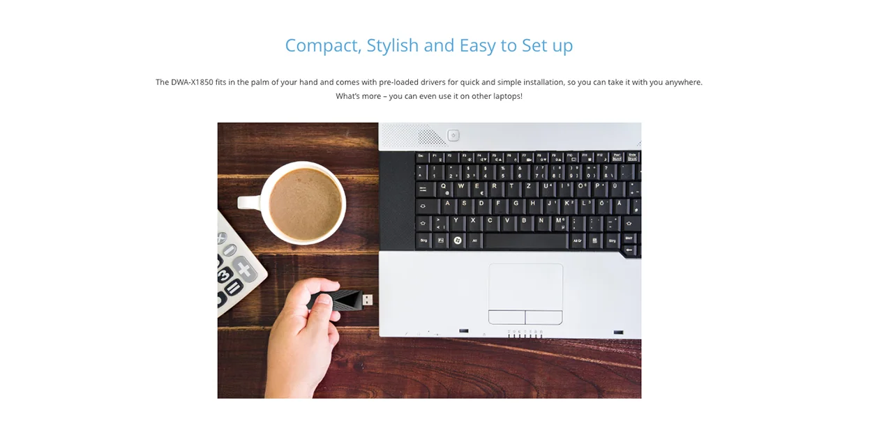 Compact, Stylish and Easy to Set up