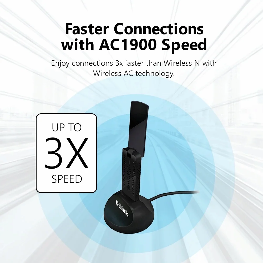 Faster Connections with AC1900 Speed