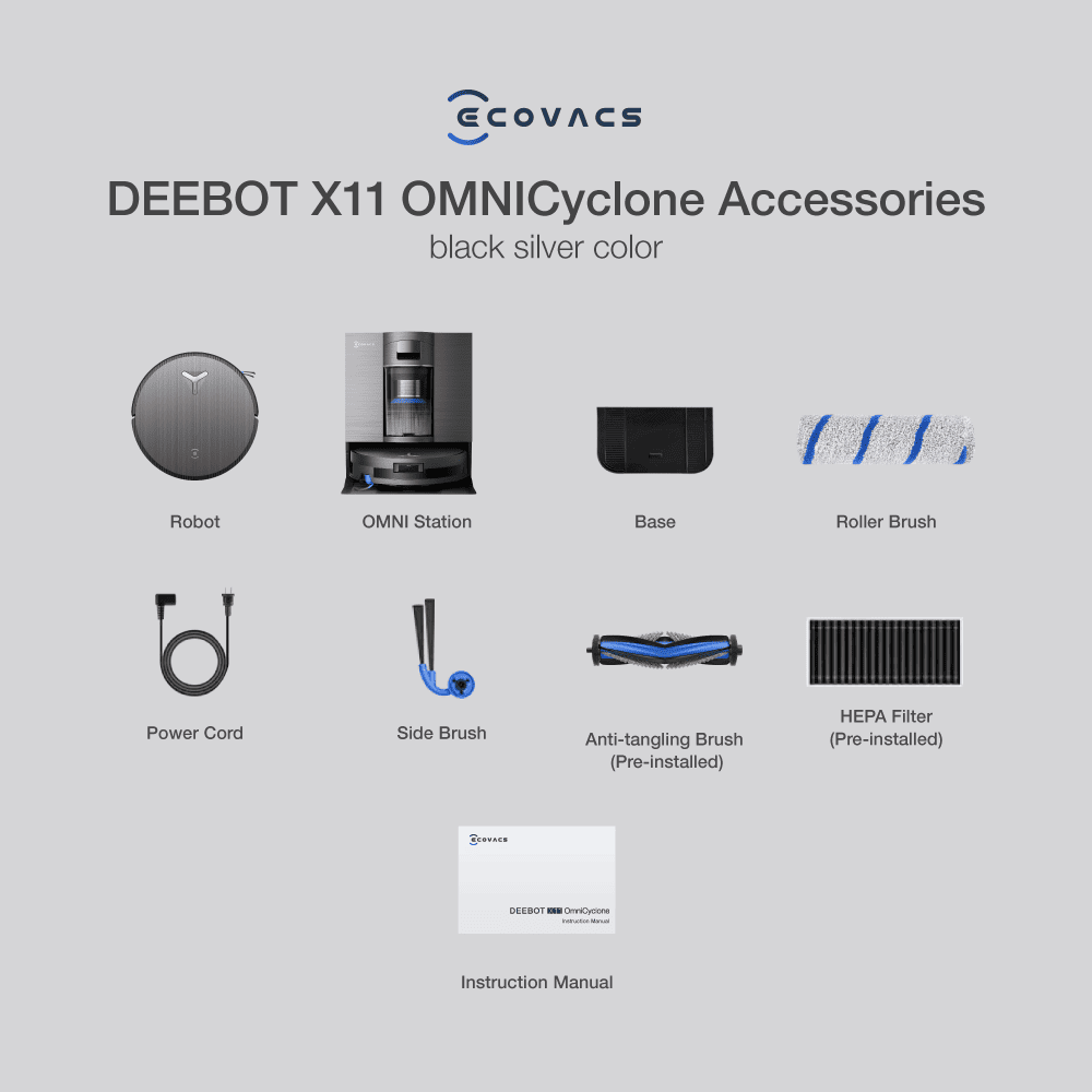 DEEBOT X11 OMNICyclone Accessories