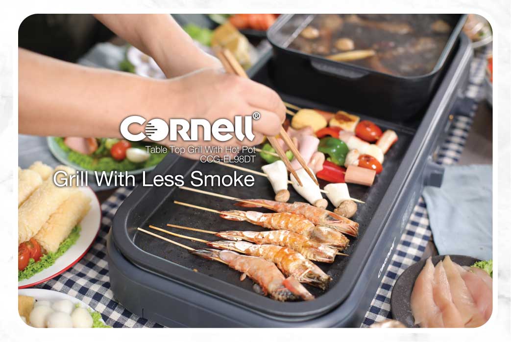 Grill With Less Smoke