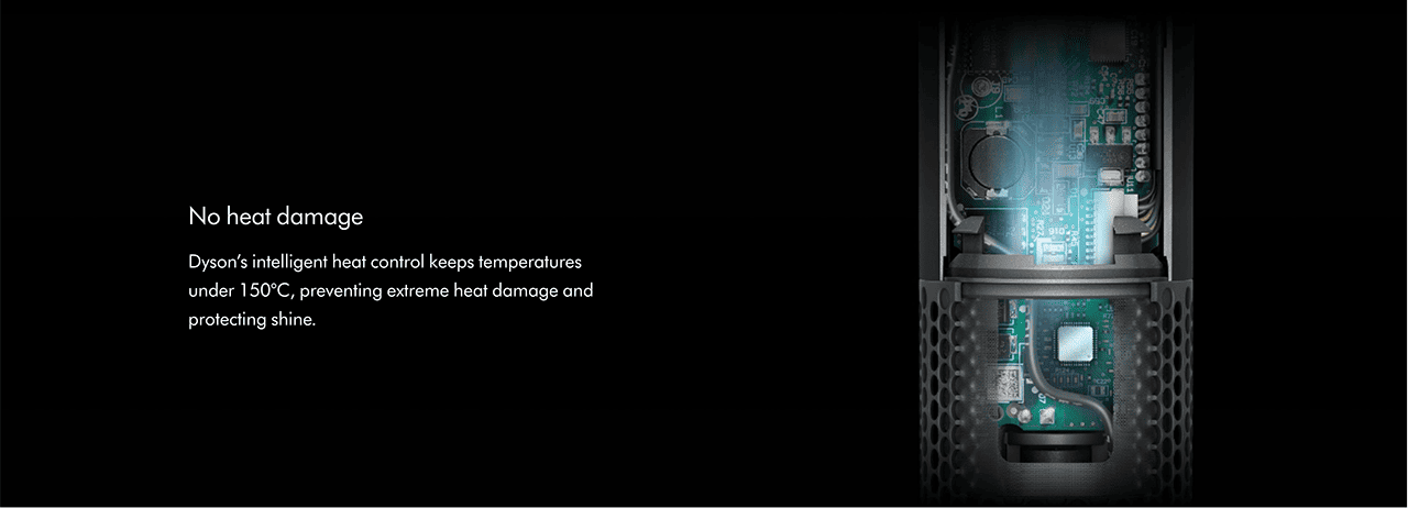 No heat damage