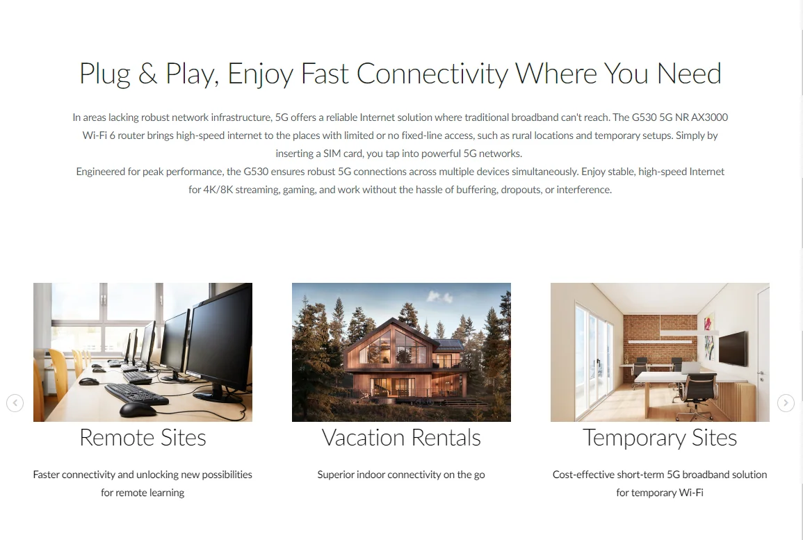 Plug & Play, Enjoy Fast Connectivity Where You Need
