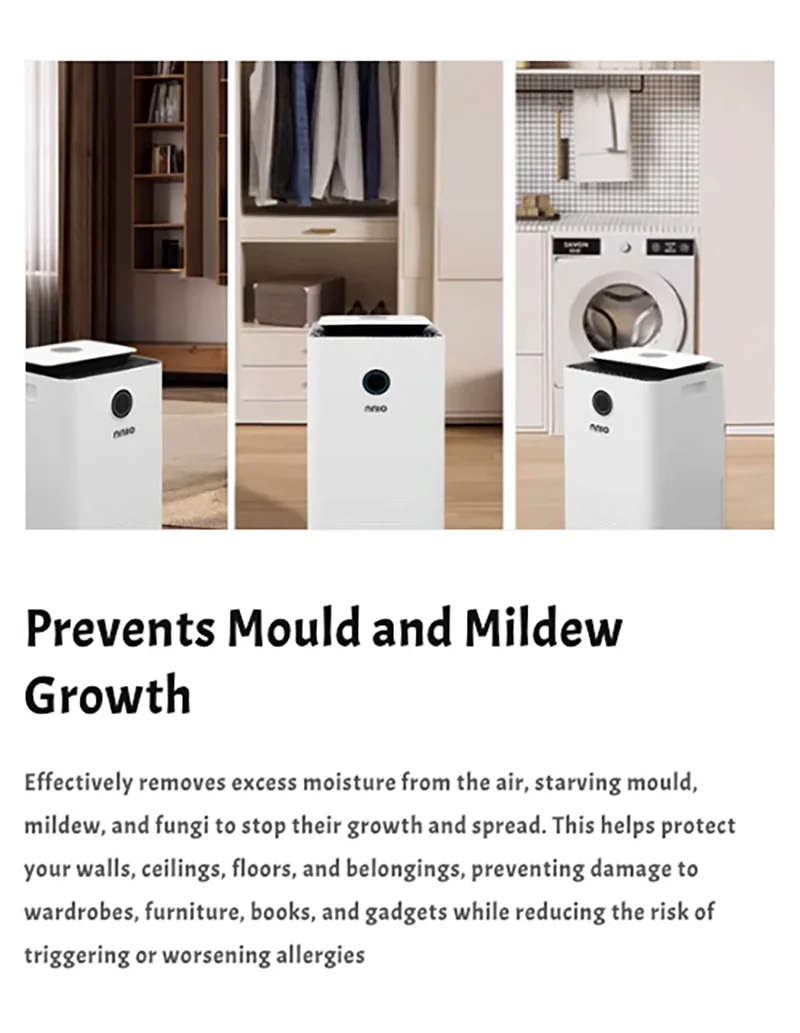 Prevents Mould and Mildew Growth