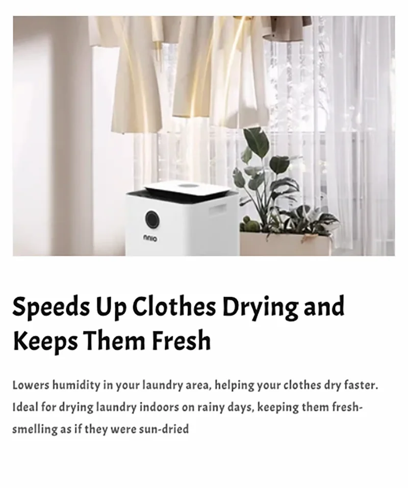 Speeds Up Clothes Drying and Keeps Them Fresh