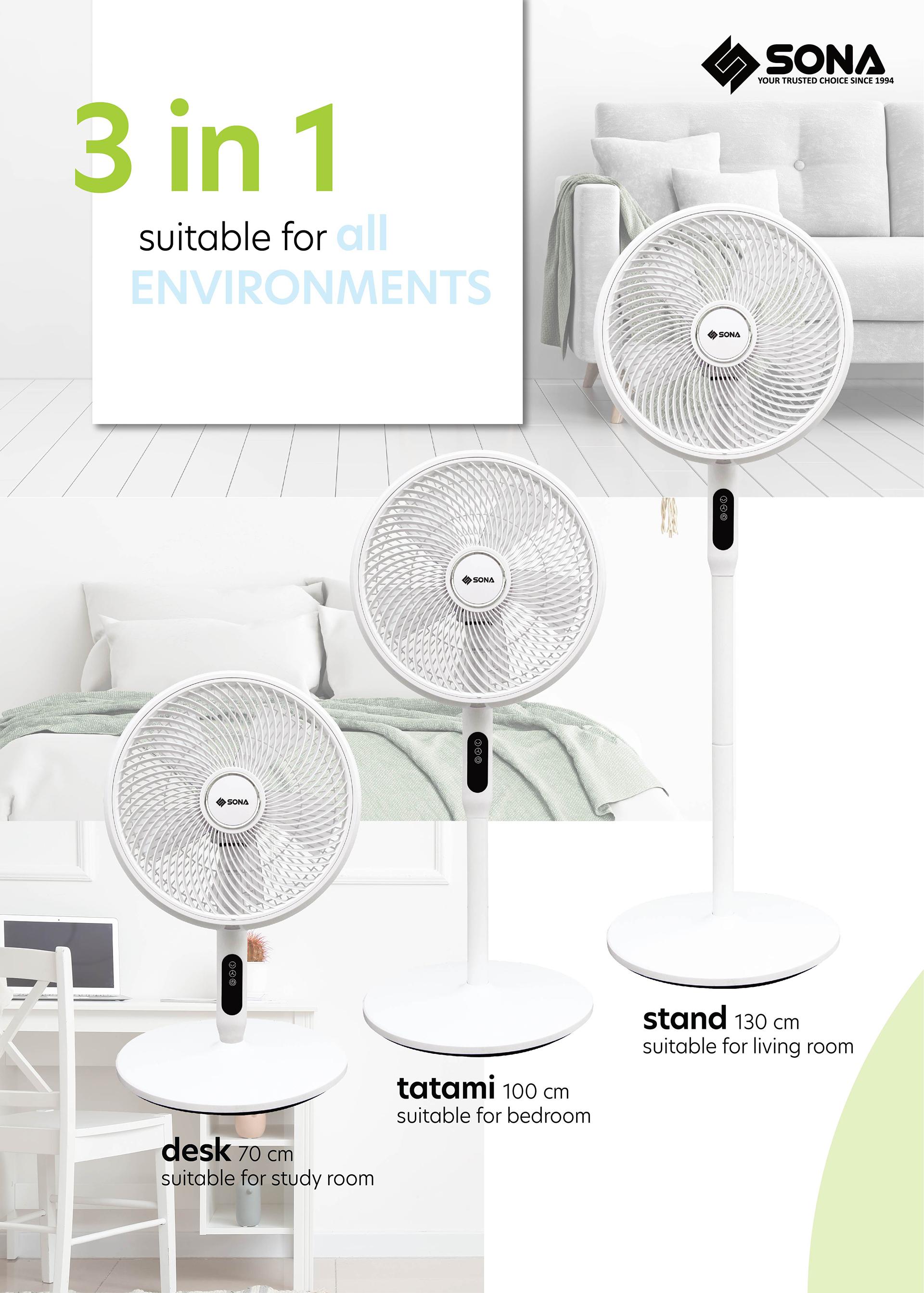 3 in 1 suitable for all environments
