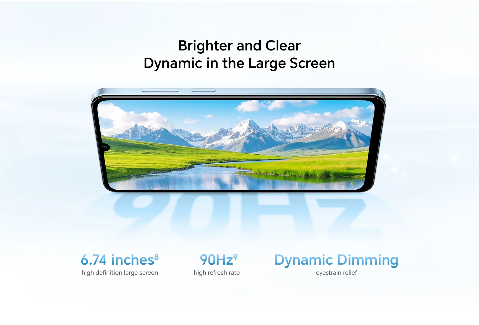 Brighter and Clear Dynamic in the Large Screen