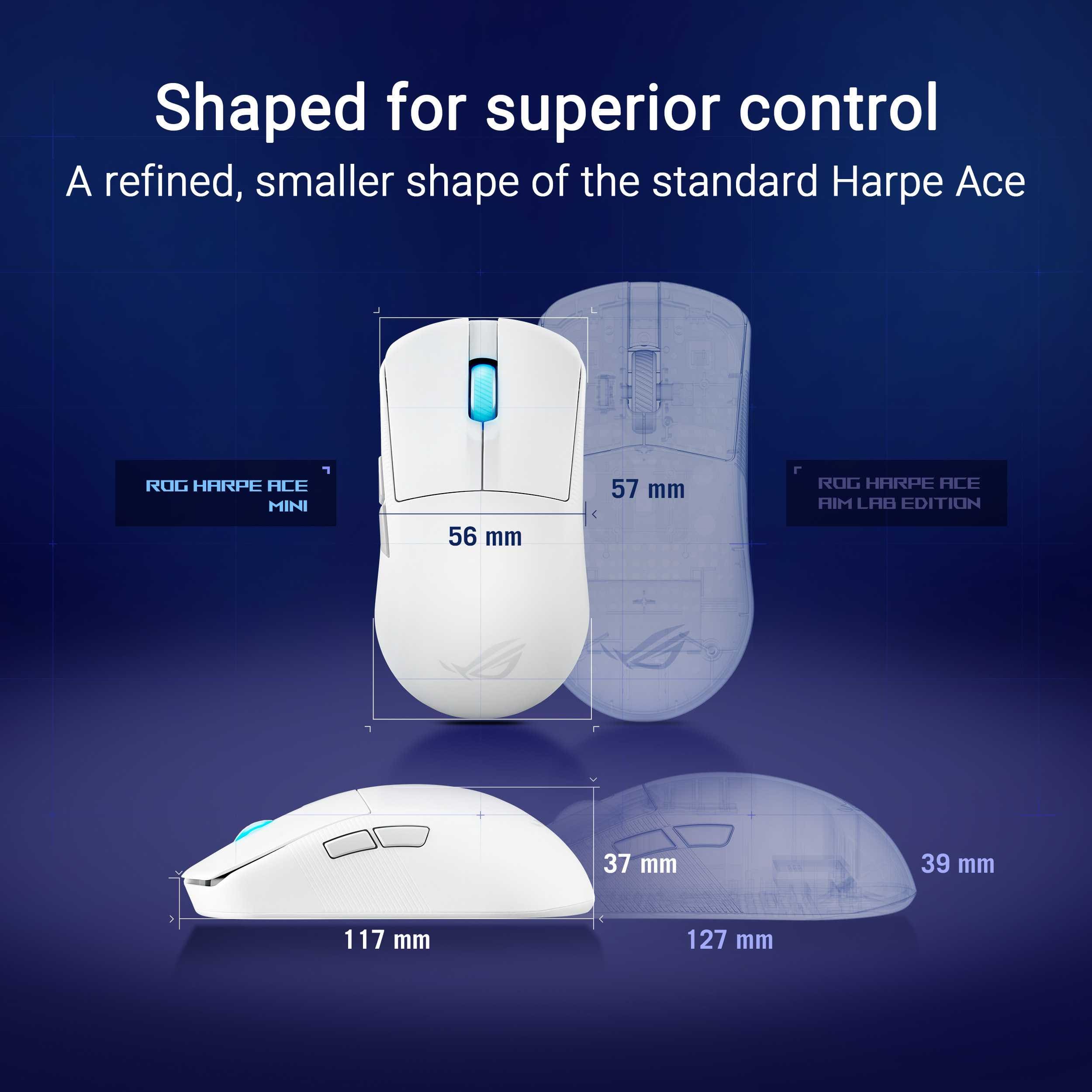 Shaped for superior control