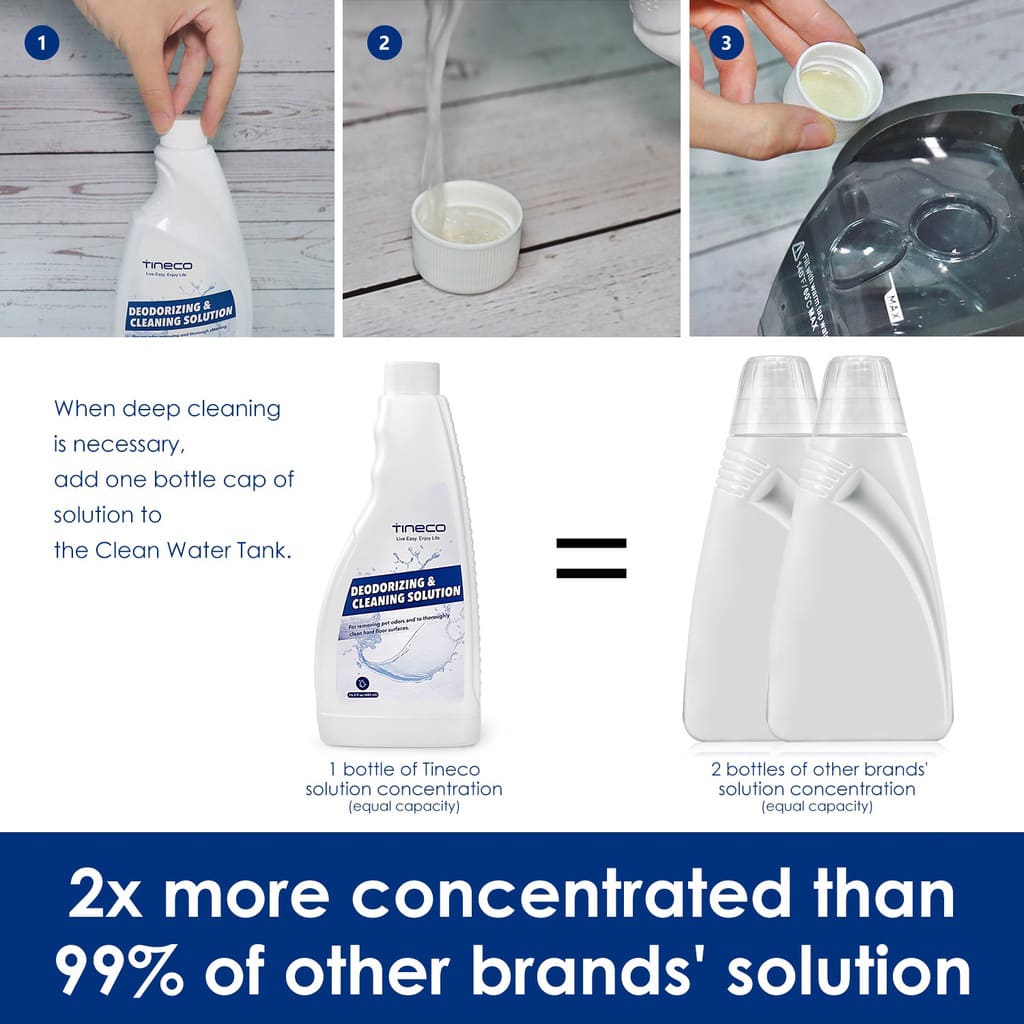 2x more concentrated than 99% of other brands' solution