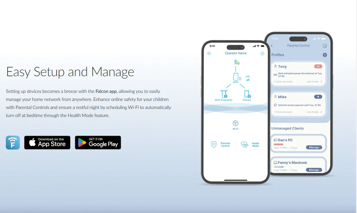 Easy Setup and Manage