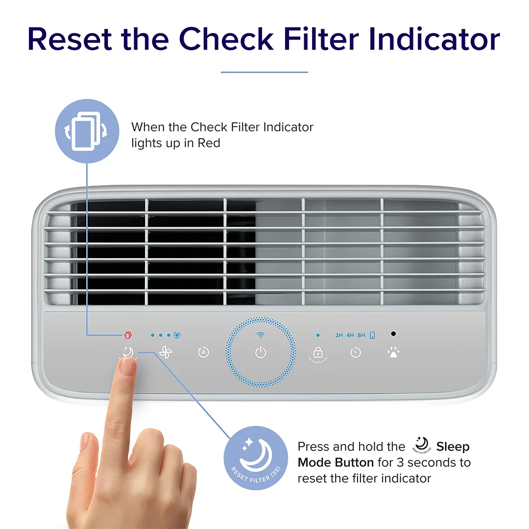 Reset the Check Filter Indicator