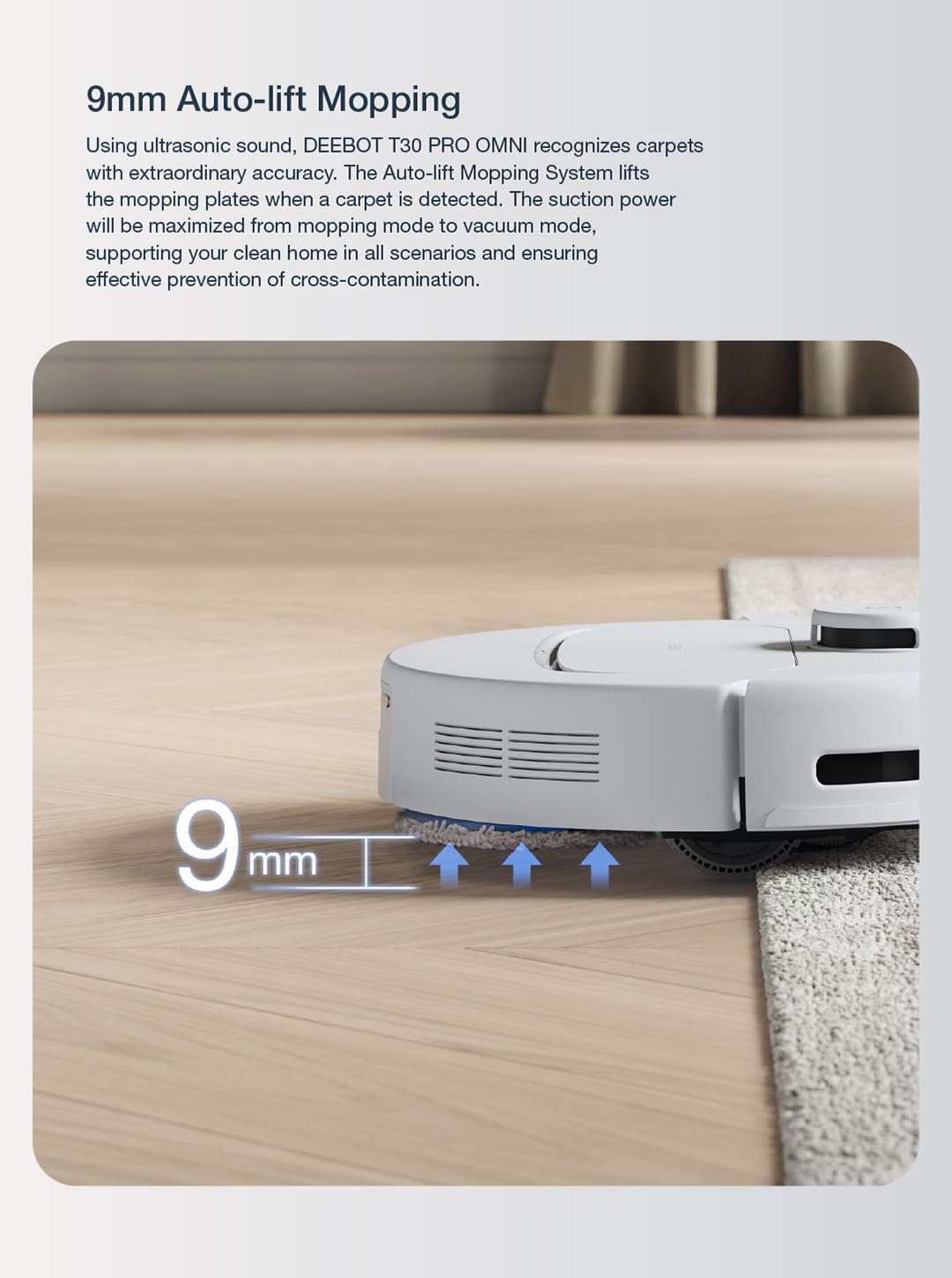 9mm Auto-lift Mopping