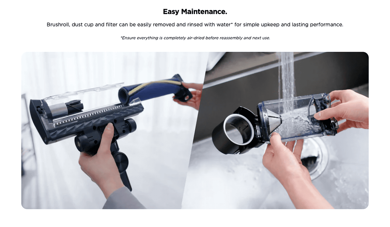 Easy Maintenance.