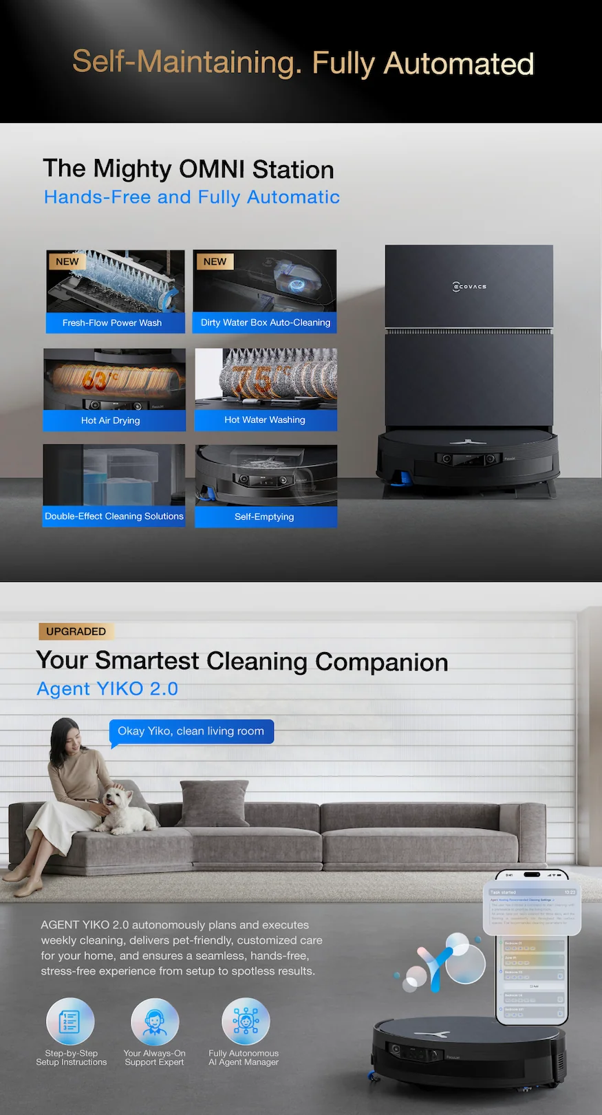 Self-Maintaining. Fully Automated