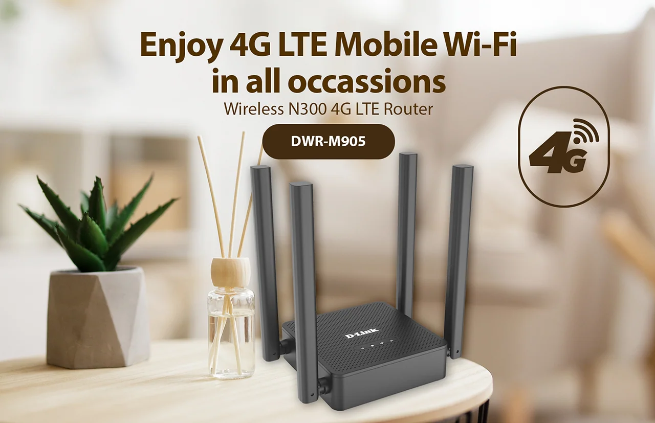 Enjoy 4G LTE Mobile Wi-Fi in all occassions