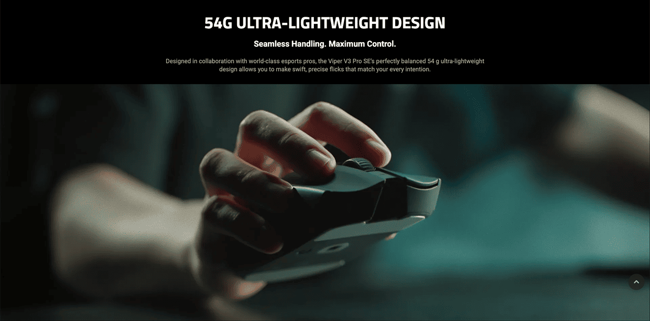 54G ULTRA-LIGHTWEIGHT DESIGN