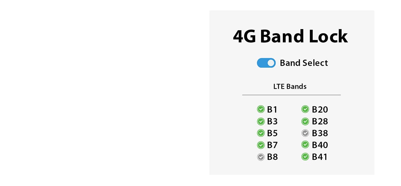 4G Band Lock