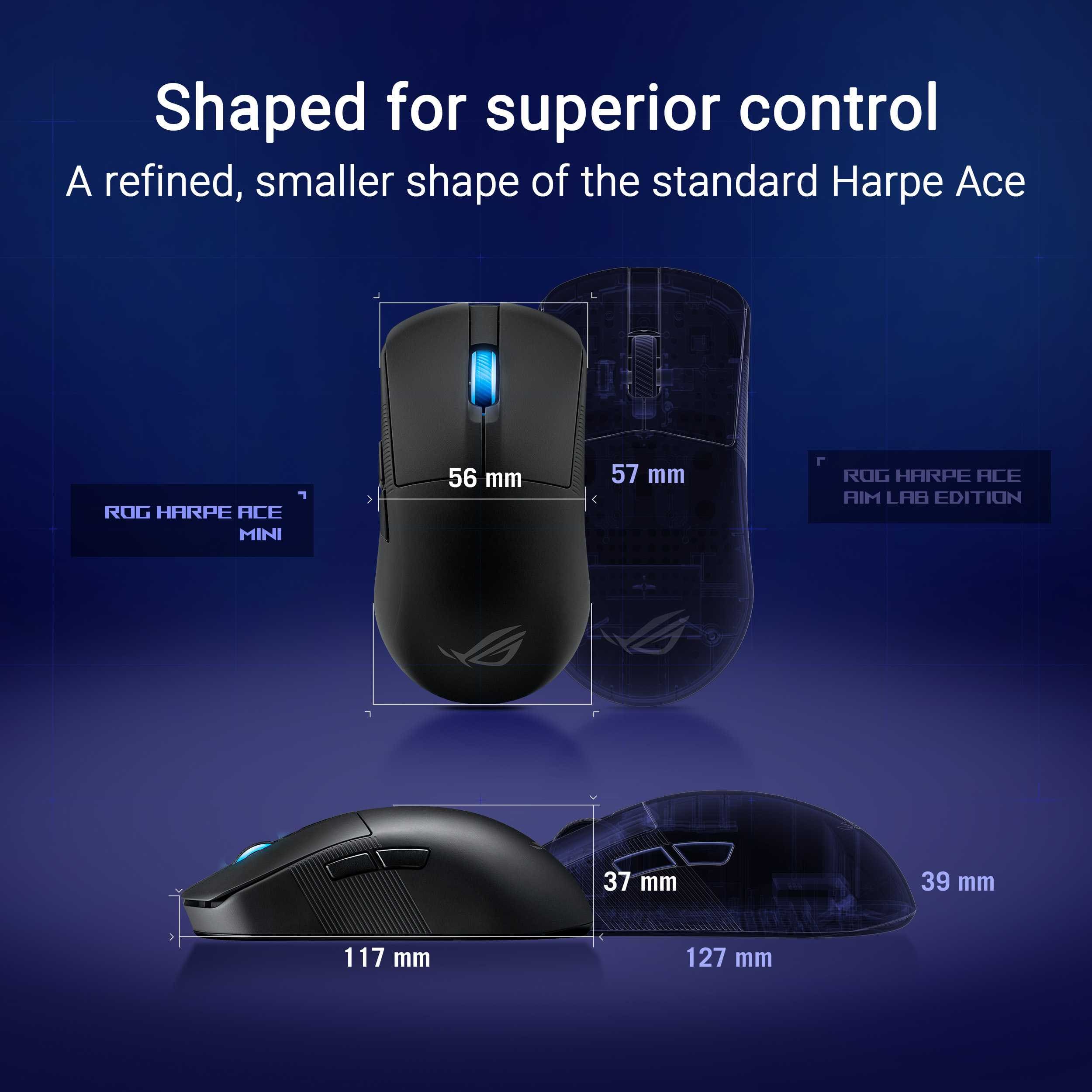 Shaped for superior control