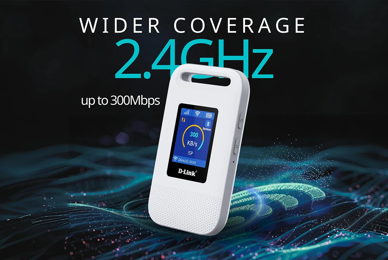 WIDER COVERAGE 2.4GHz up to 300Mbps