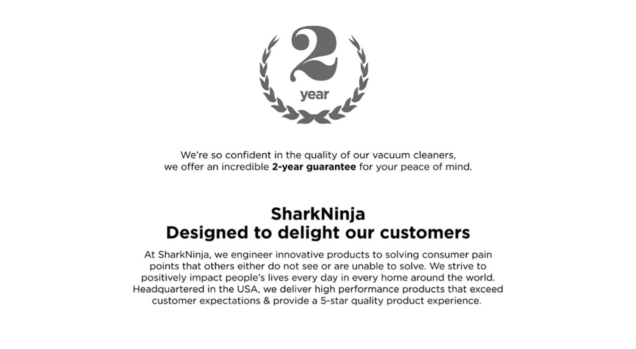 SharkNinja Designed to delight our customers