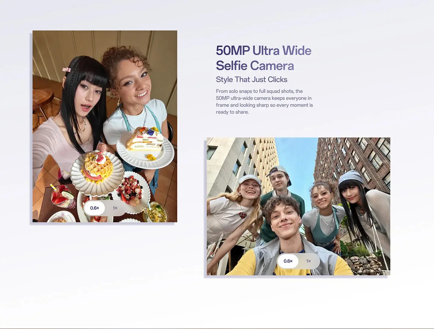 50MP Ultra Wide Selfie Camera