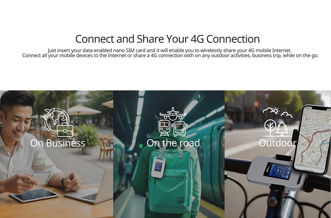 Connect and Share Your 4G Connection