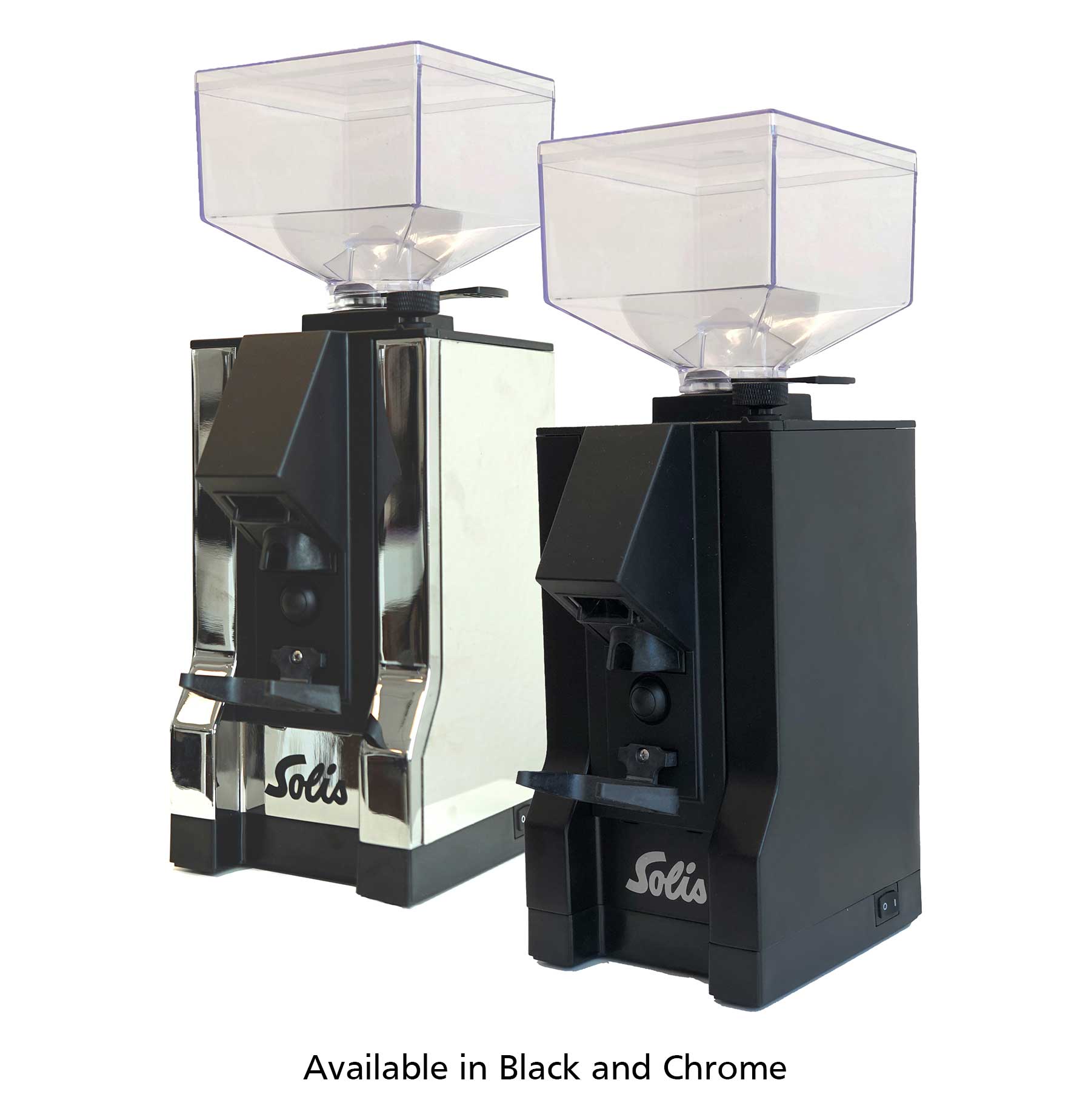 Available in Black and Chrome