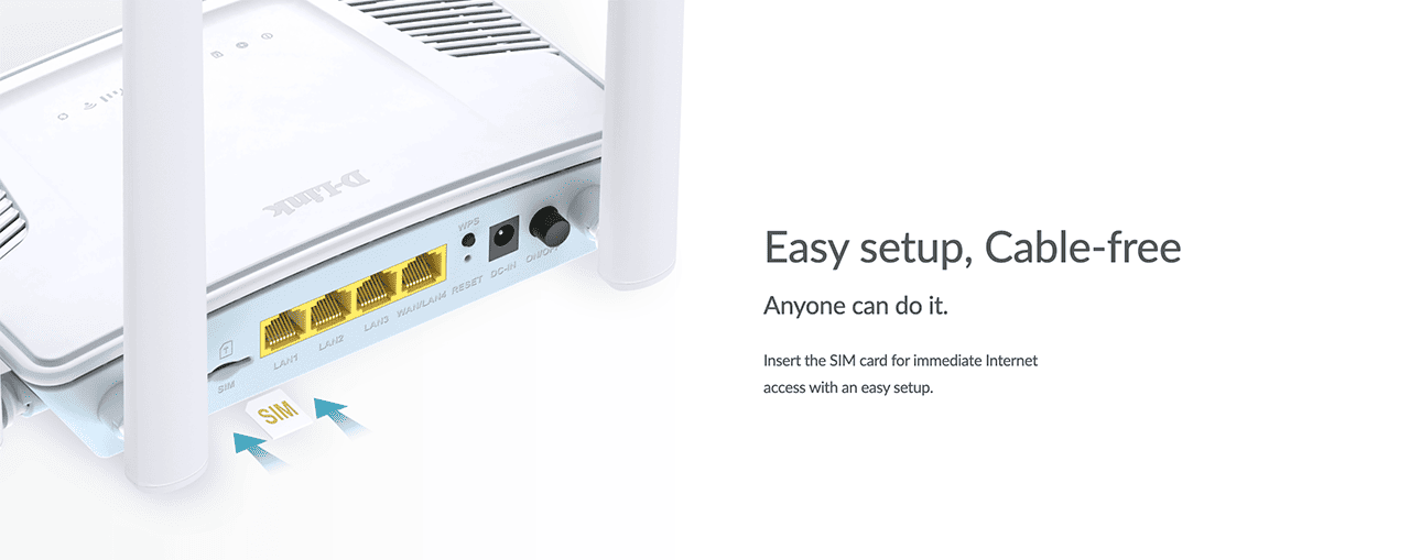 Easy setup, Cable-free Anyone can do it.