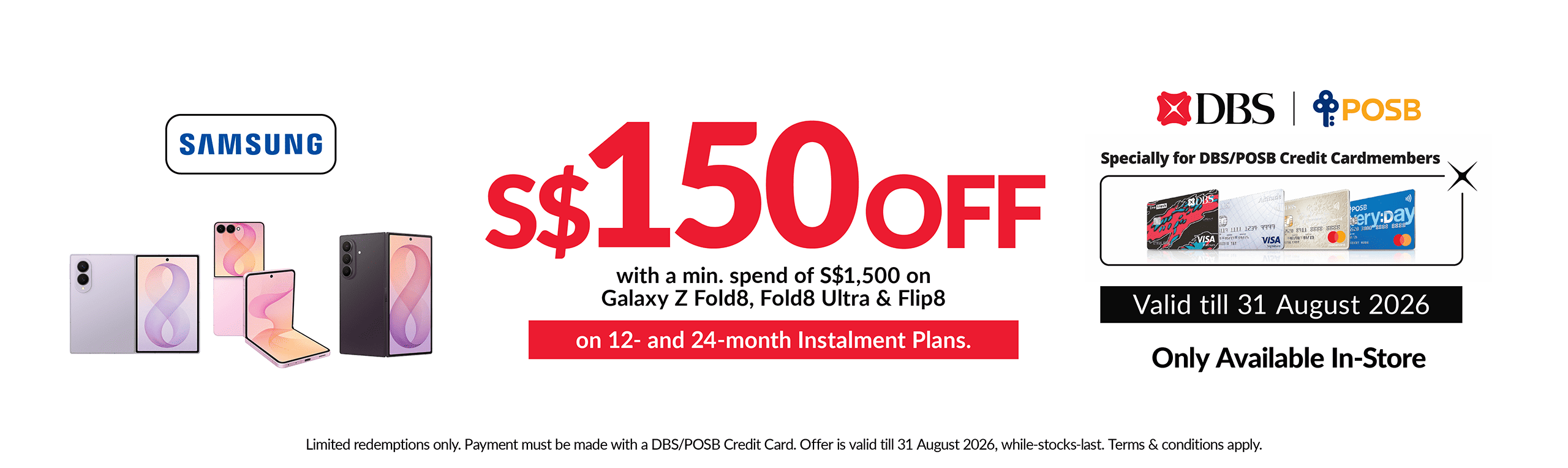 DBS Bank Promotion Desktop Banner