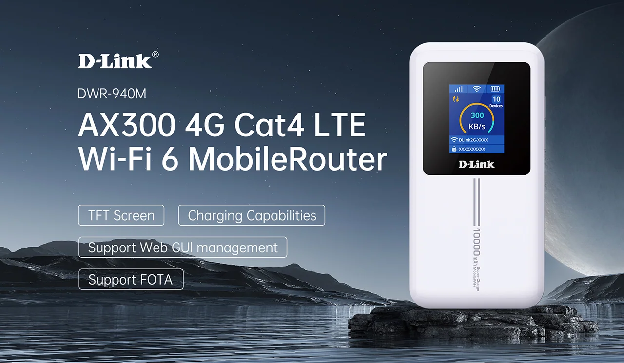 AX300 4G Cat4 LTE Wi-Fi 6 MobileRouter