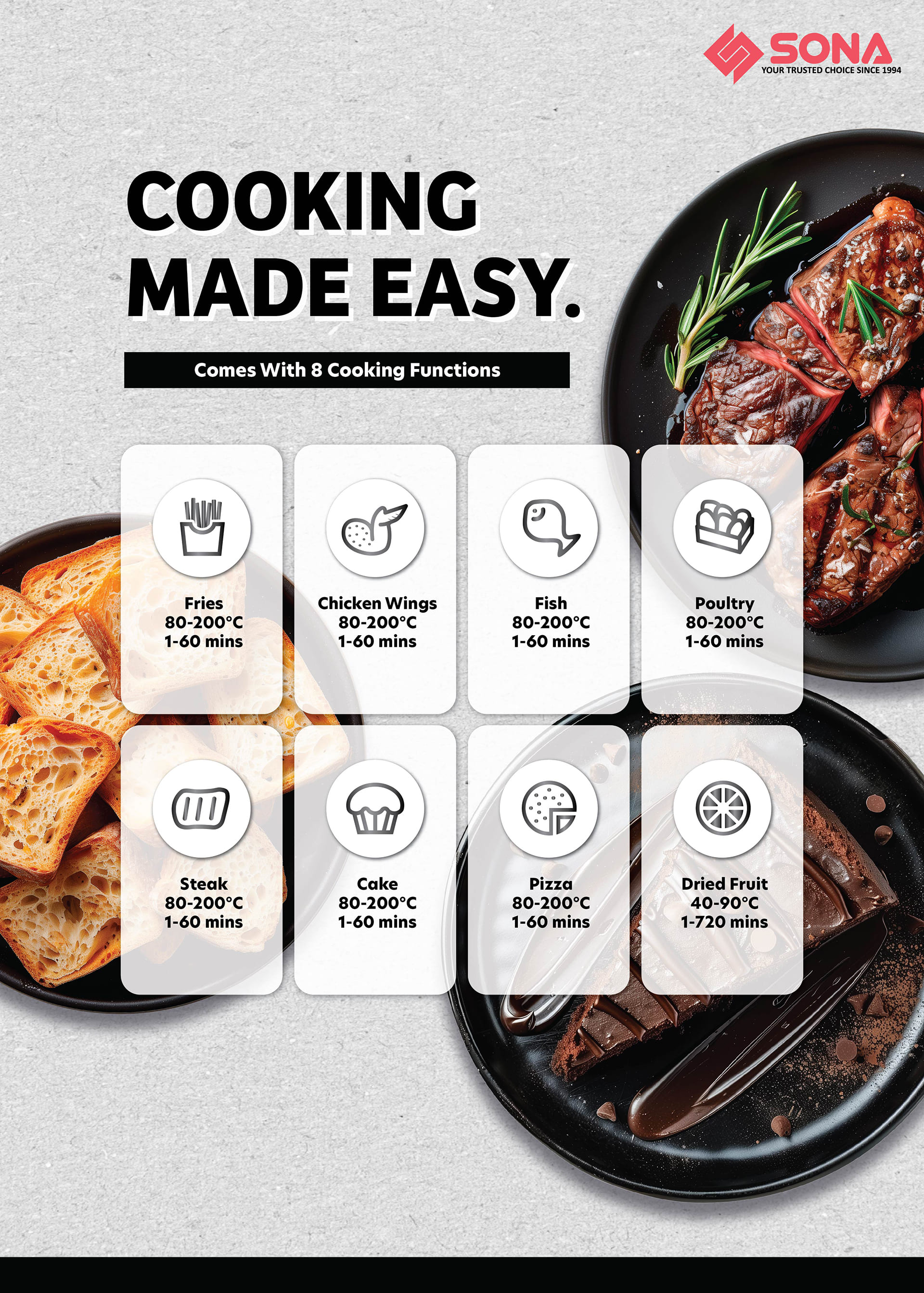 COOKING MADE EASY.