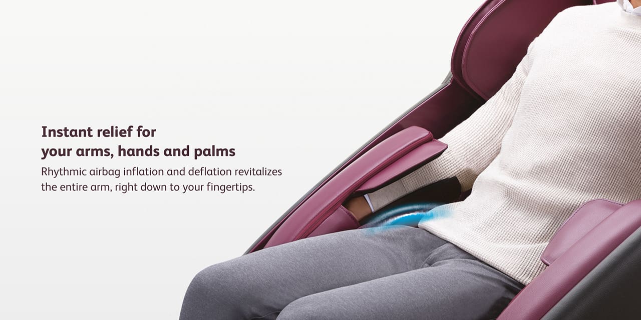 Instant relief for your arms, hands and palms