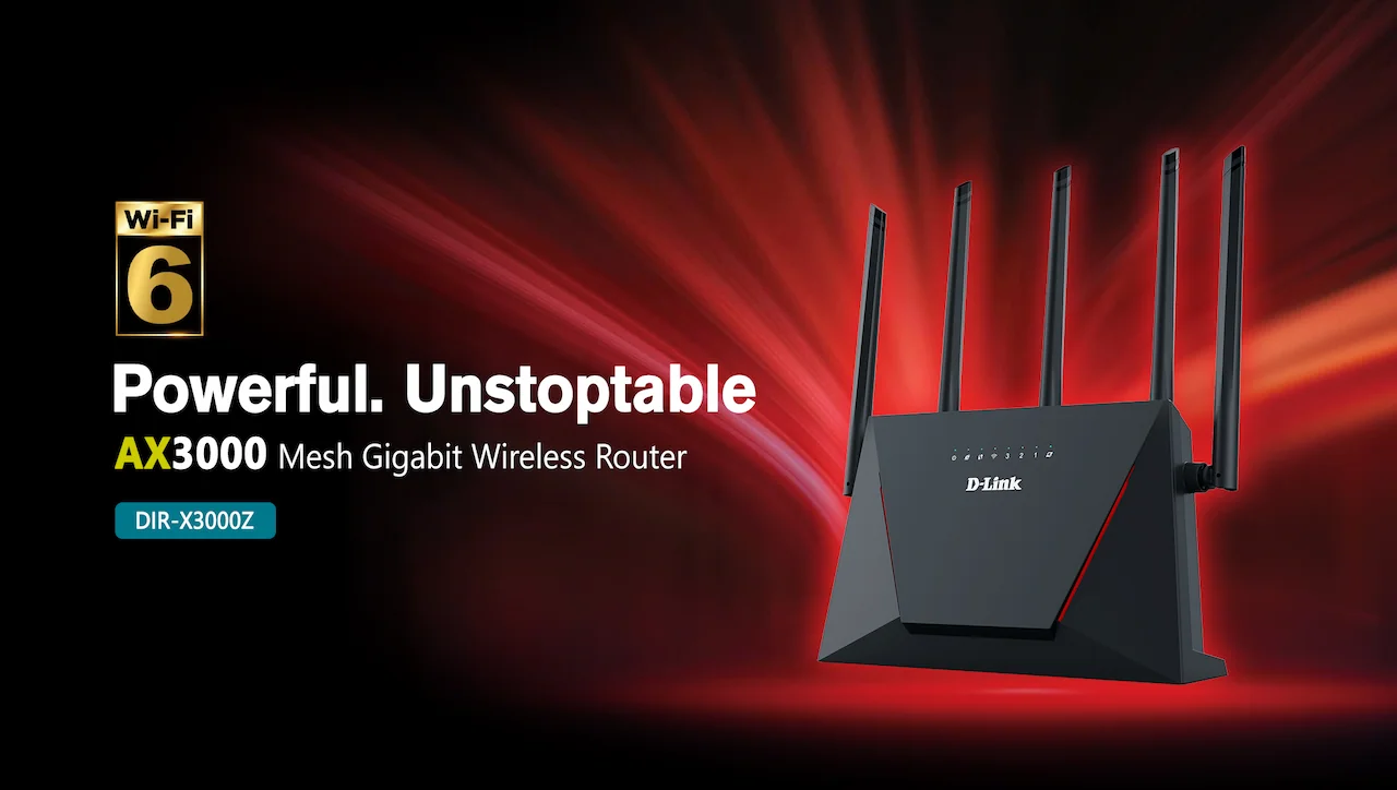 Powerful. Unstoptable AX3000 Mesh Gigabit Wireless Router