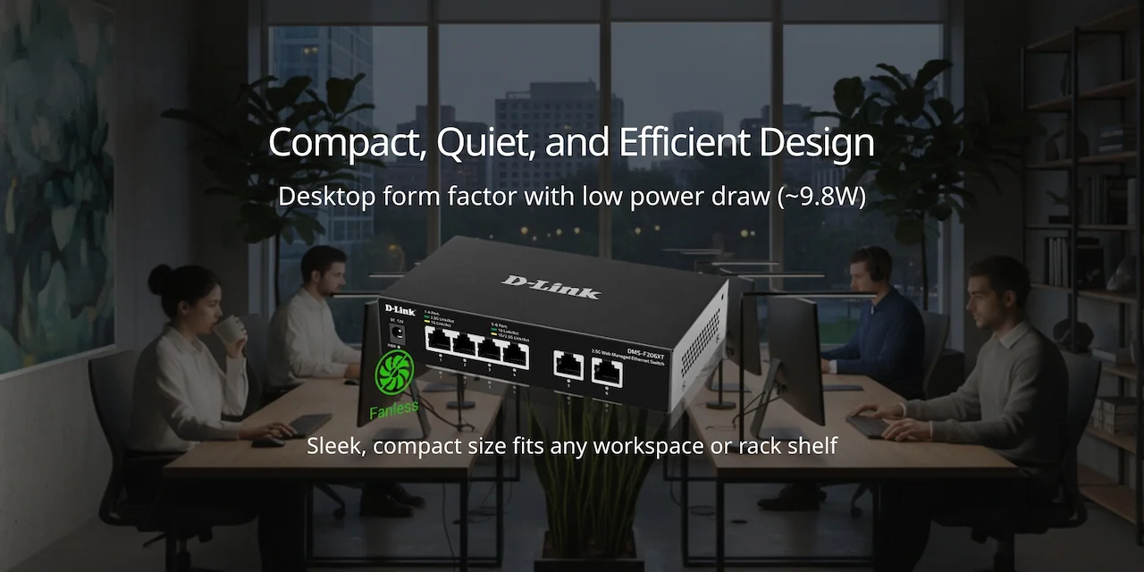 Compact, Quiet, and Efficient Design