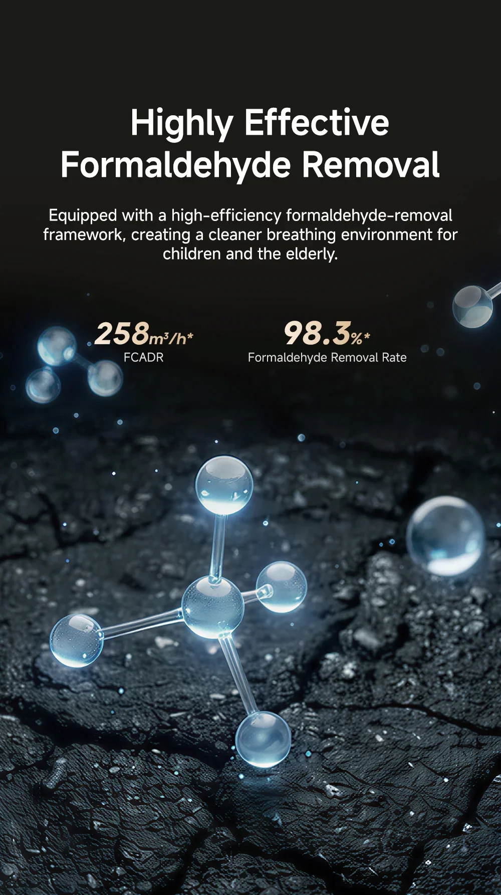 Highly Effective Formaldehyde Removal
