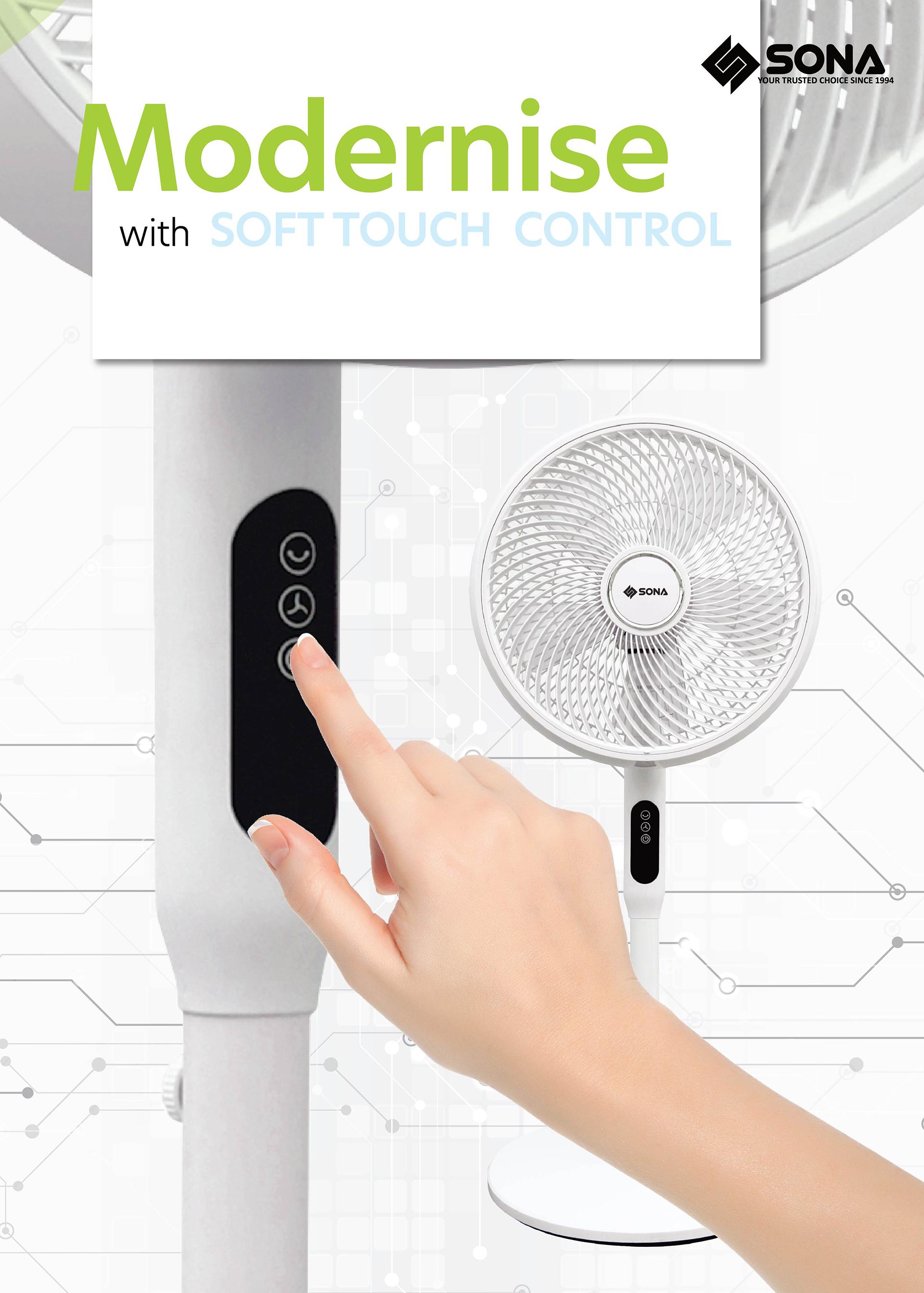 Modernise with soft touch control